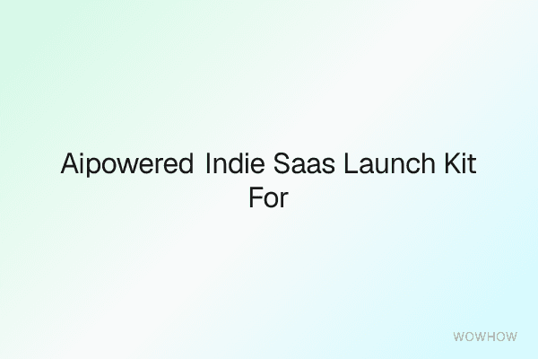 AI‑Powered Indie SaaS Launch Kit for Notion