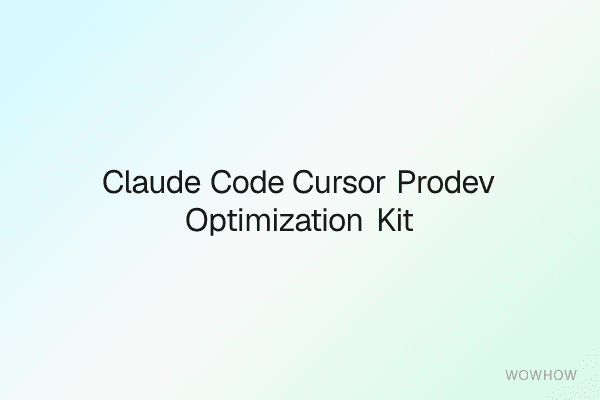 Claude Code + Cursor ProDev Optimization Kit