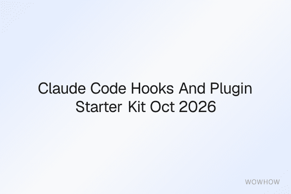 Claude Code Hooks and Plugin Starter Kit: 8 Production Hooks
