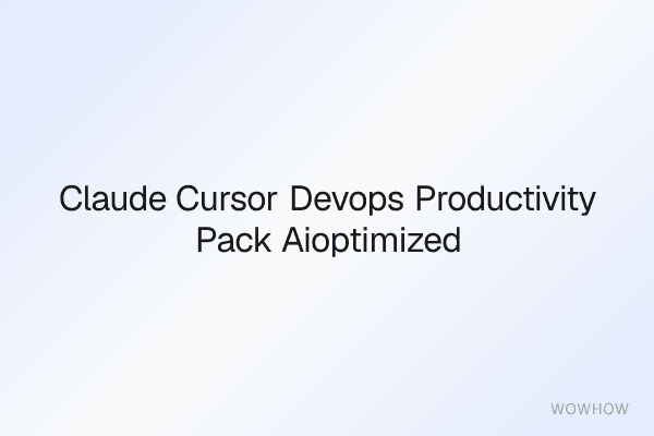 Claude + Cursor DevOps Productivity Pack (AI‑Optimized IDE & Notion System)