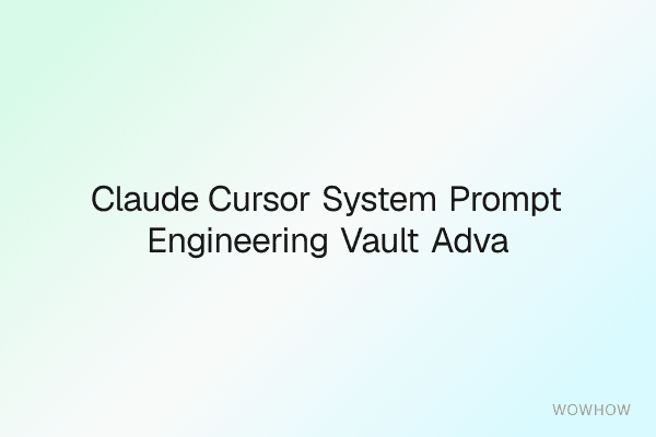 Claude & Cursor System Prompt Engineering Vault: Advanced LLM Ops Library