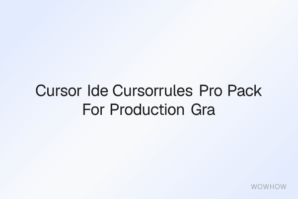 Cursor IDE .cursorrules Pro Pack for Production-Grade Rust Systems Development