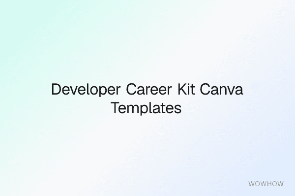 Developer Career Kit — Resume, Cover Letter, Portfolio
