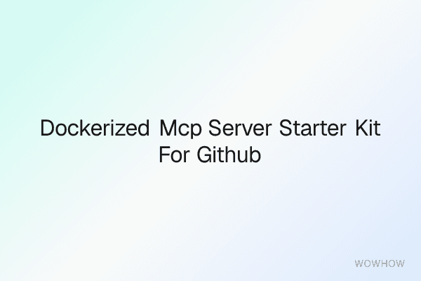 Dockerized MCP Server Starter Kit for GitHub, Supabase, and Notion