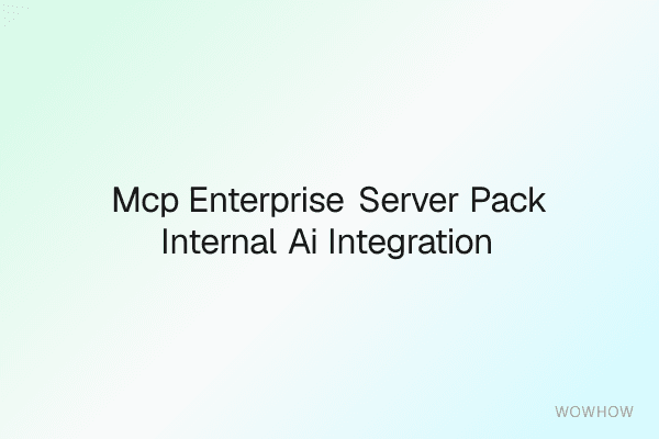 MCP Enterprise Server Pack: Internal AI Integration Suite