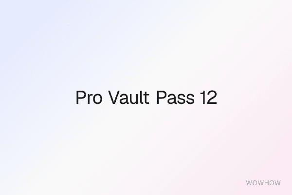 Pro Vault Pass — 12 Months of All 2,000+ Products