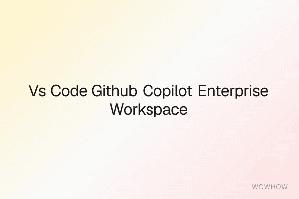 VS Code + GitHub Copilot Enterprise Workspace Configuration Starter Kit