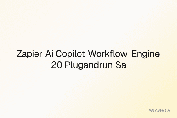 Zapier AI Copilot Workflow Engine: 20 Plug‑and‑Run SaaS Automation Templates
