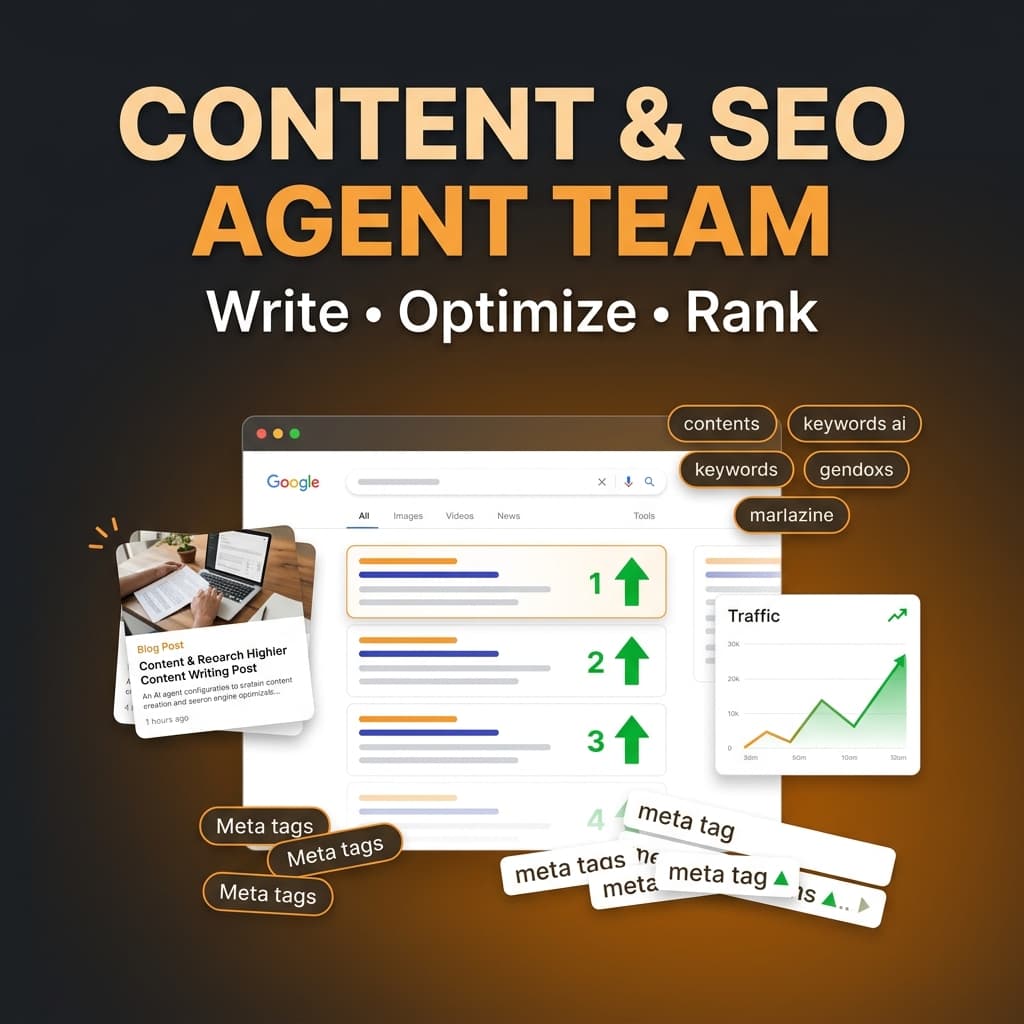 Content and SEO Agent Team for Claude Code