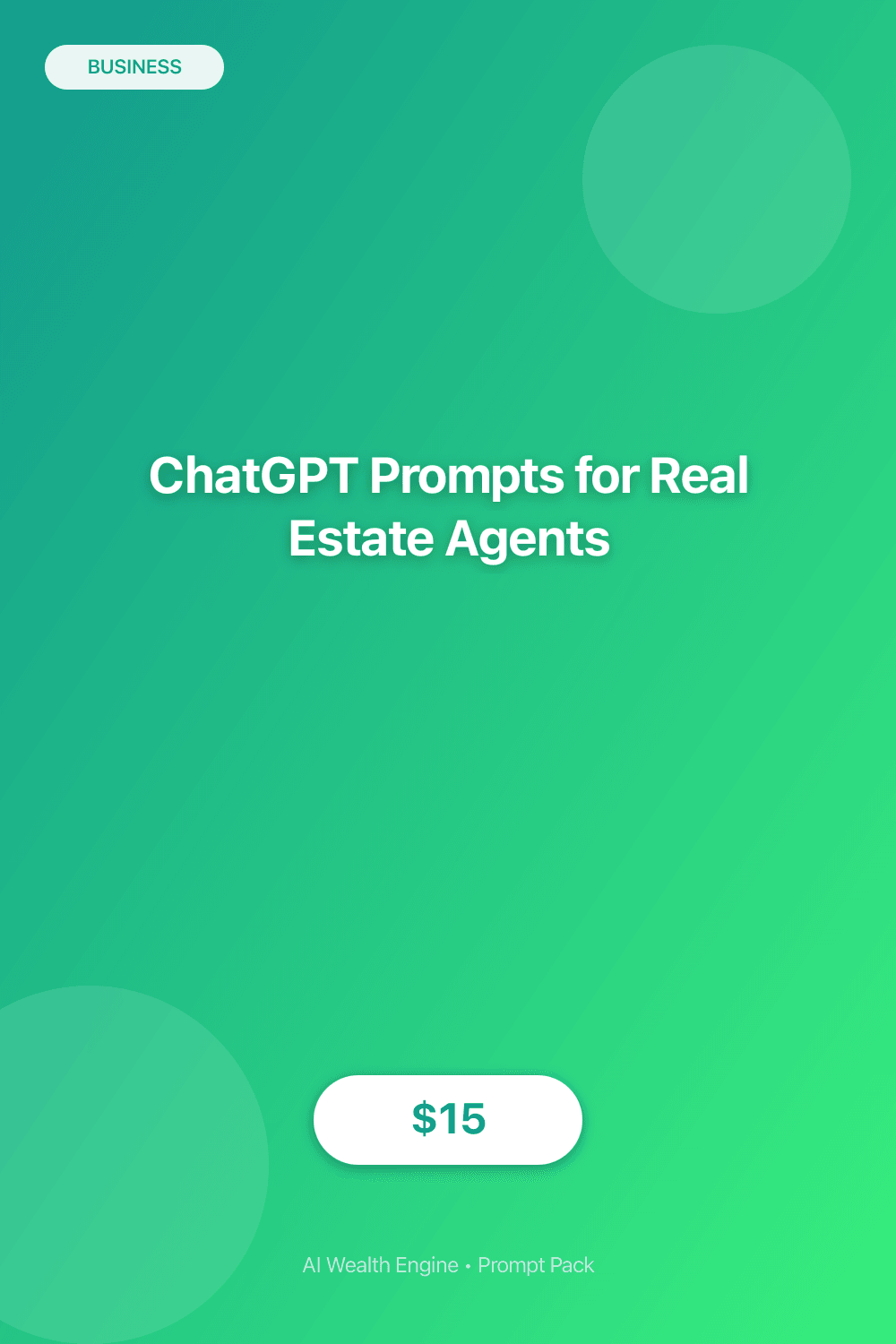 ChatGPT Prompts for Real Estate Agents