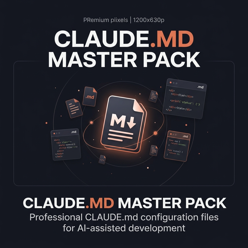 CLAUDE.md Master Pack — 30 Production Templates for Claude Code