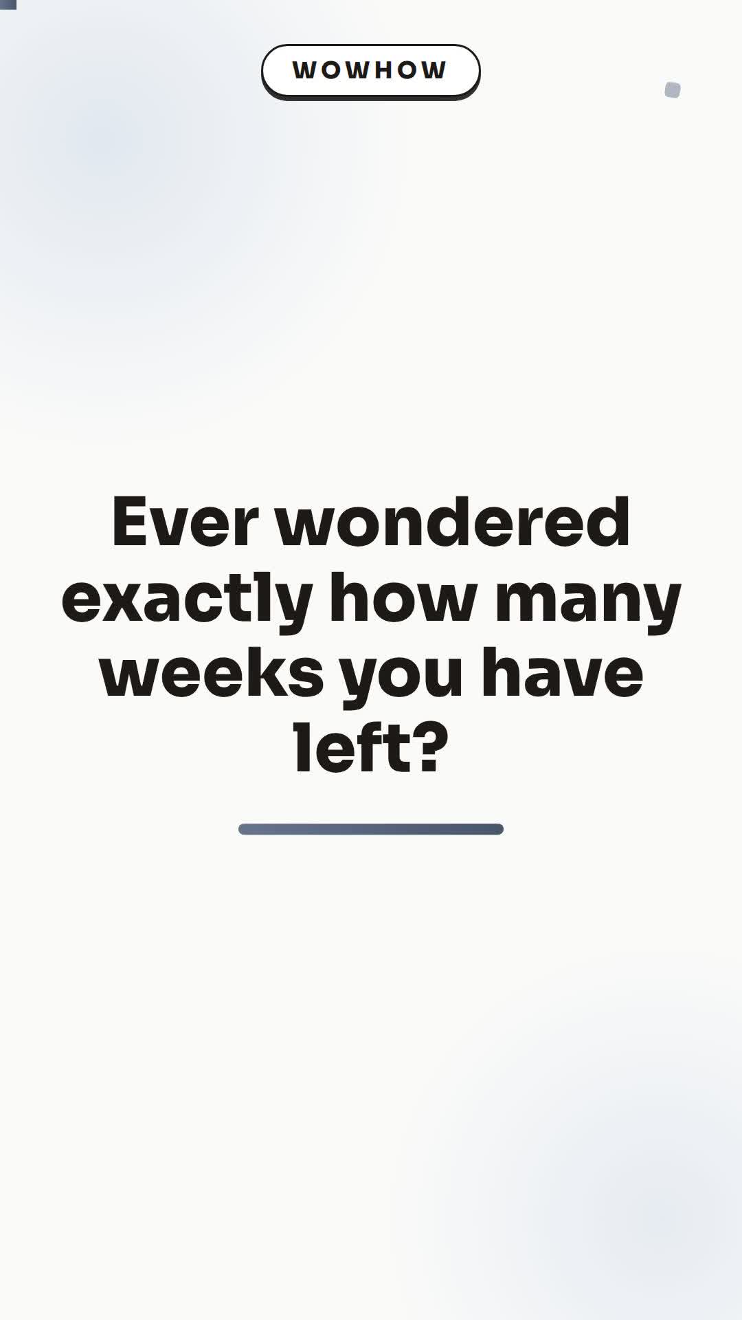 See Your Life Week by Week with This Free Online Calculator